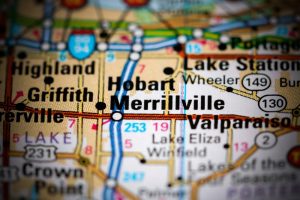 Merrillville map