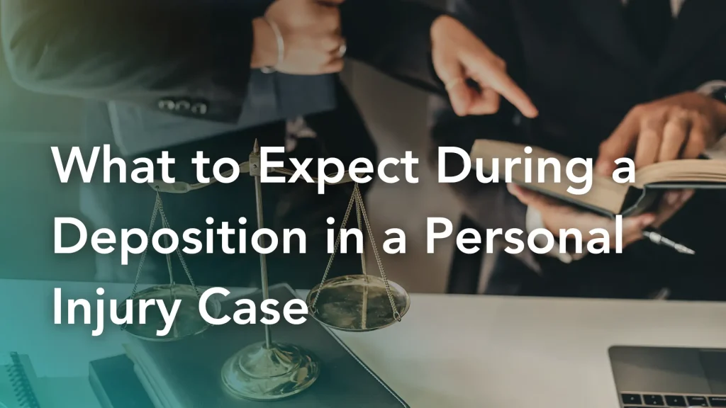 What to Expect During a Deposition in a Personal Injury Case Image